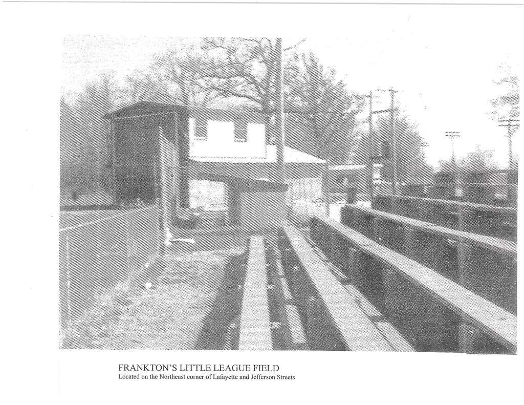 Frankton 1976 - Frankton's Little League Field