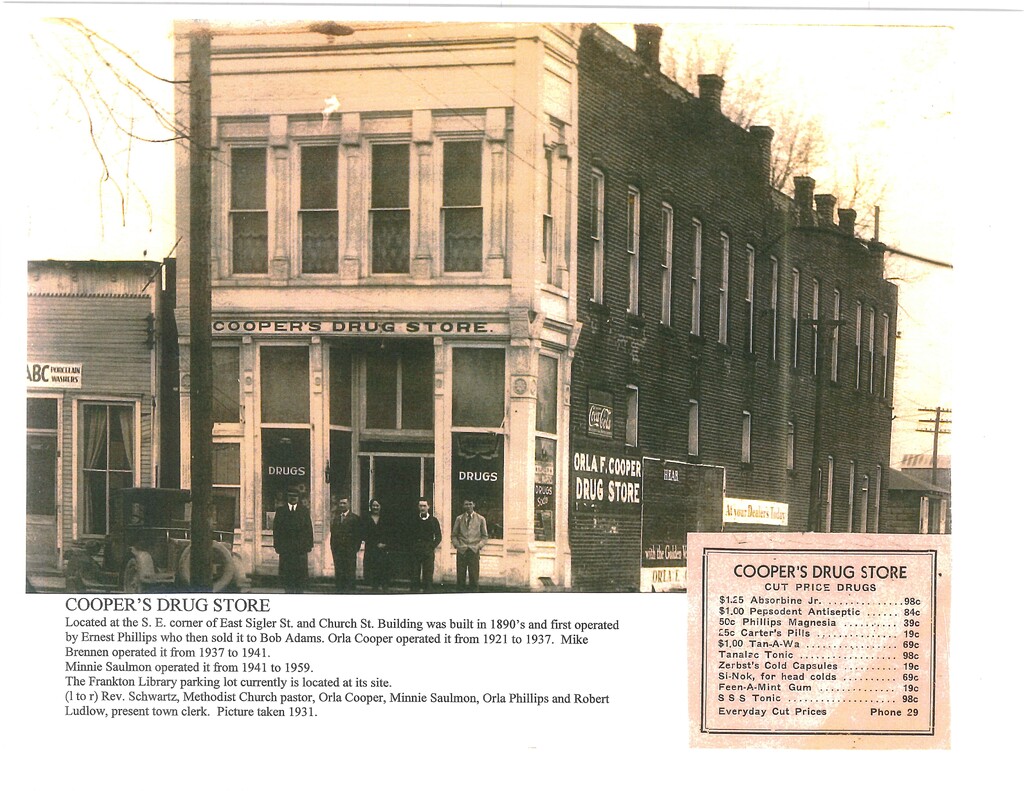 Cooper's Drug Store - 1931