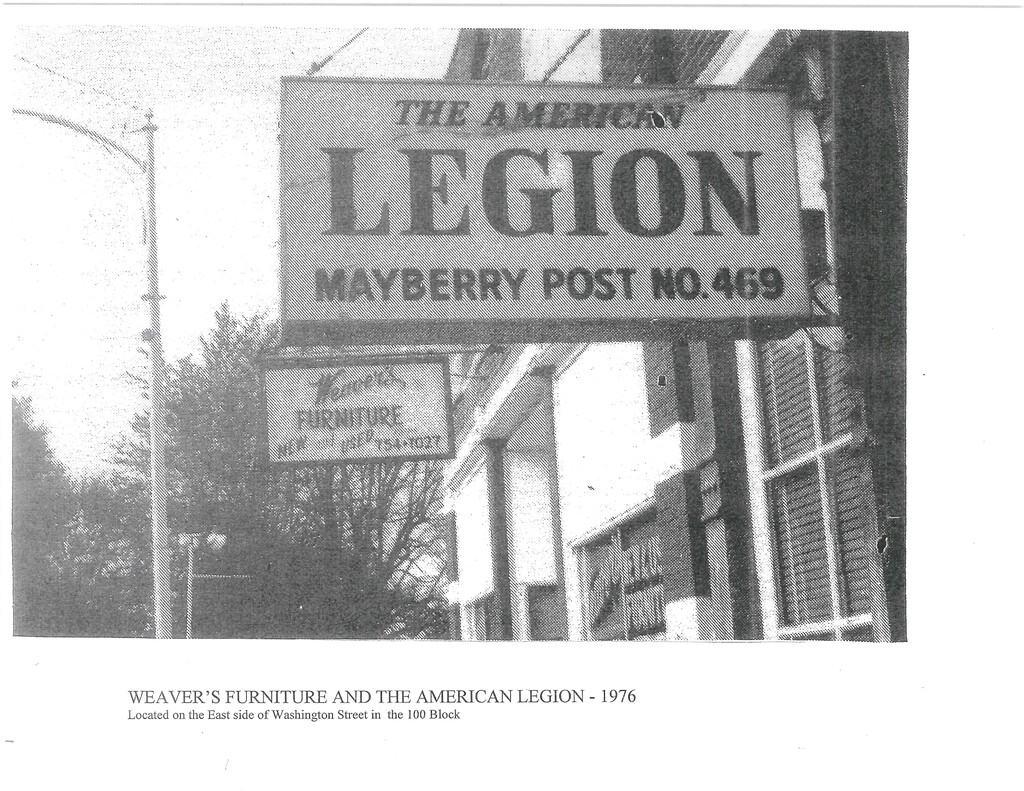 Frankton 1976 - Weaver's Furniture and the American Legion