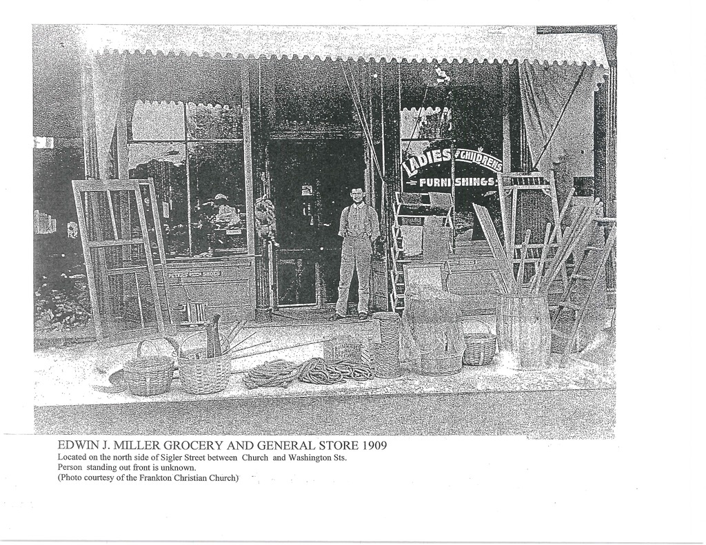 Edwin J Miller Grocery and General Store - 1909