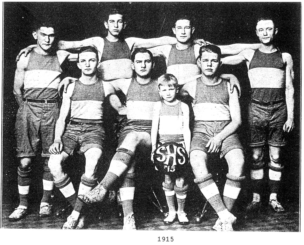Summitville High School Basketball Team- Goblins, 1915