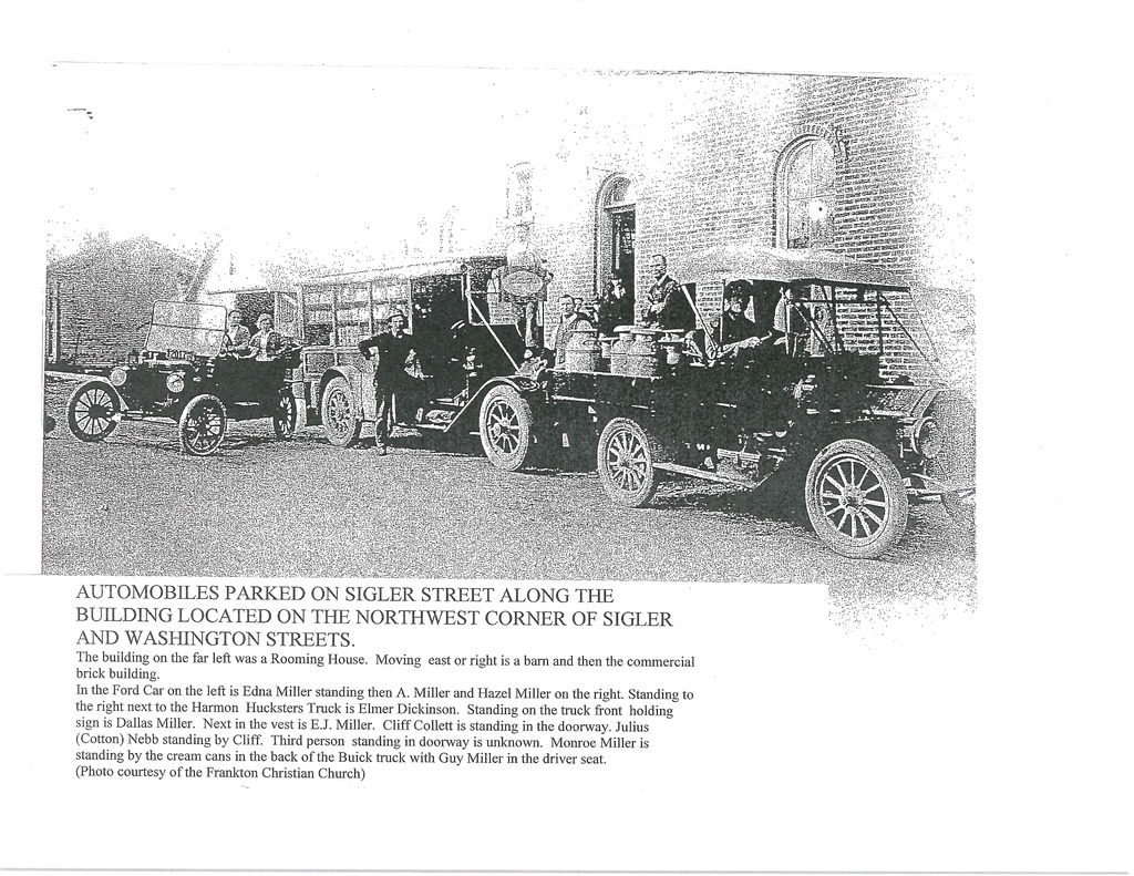 Automobiles parked on Sigler Street