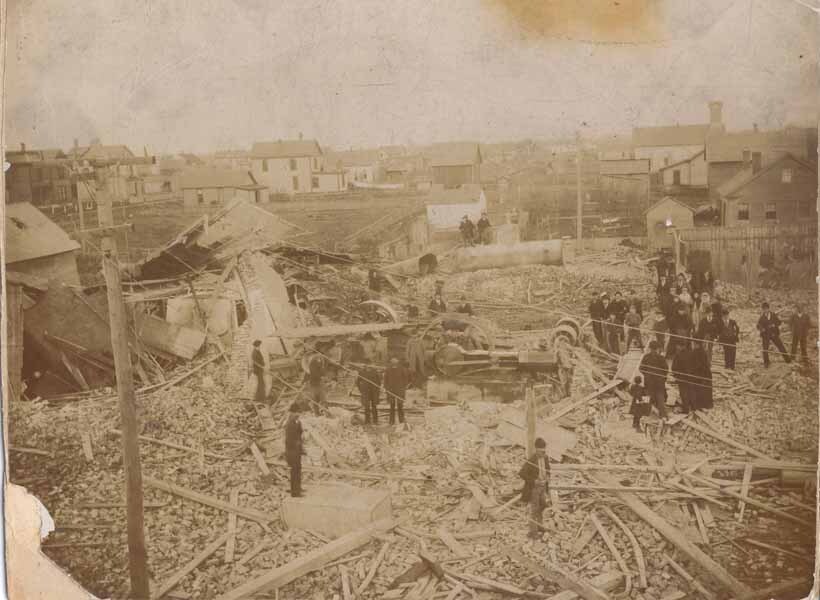 Explosion, November 29, 1893