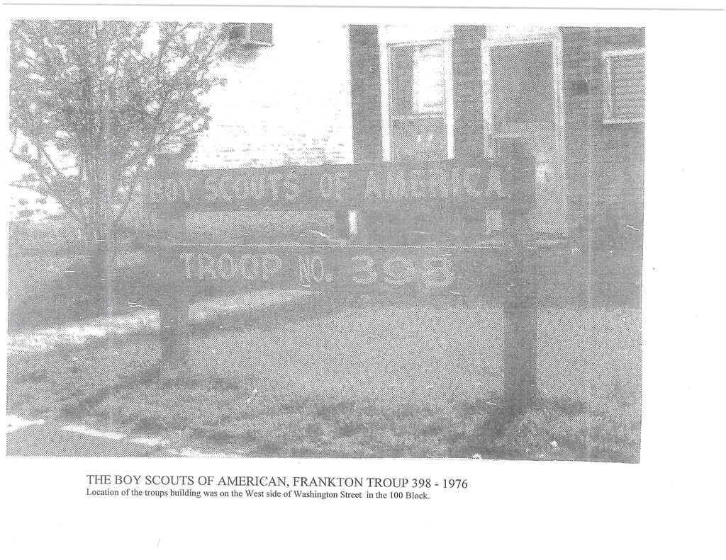 Frankton 1976 - Boy Scouts of America, Frankton troop 398