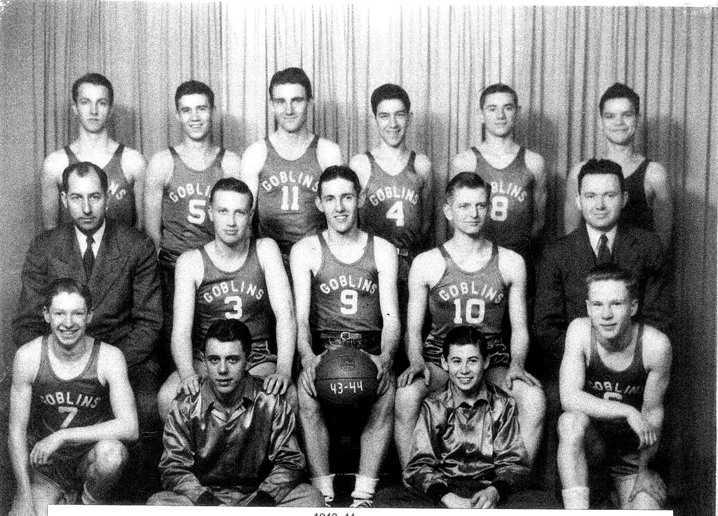 Summitville High School Basketball Team- Goblins, 1943-1944
