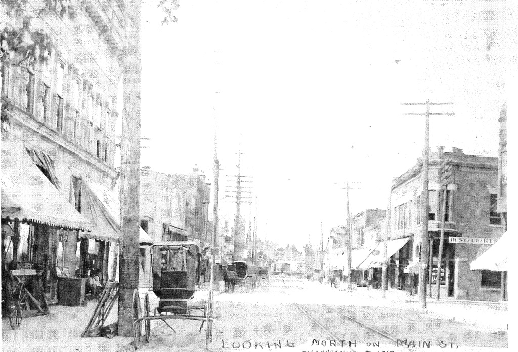 North up Main Street