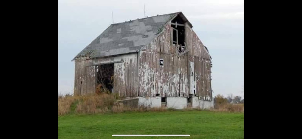 Old Gray Barn in Disrepair