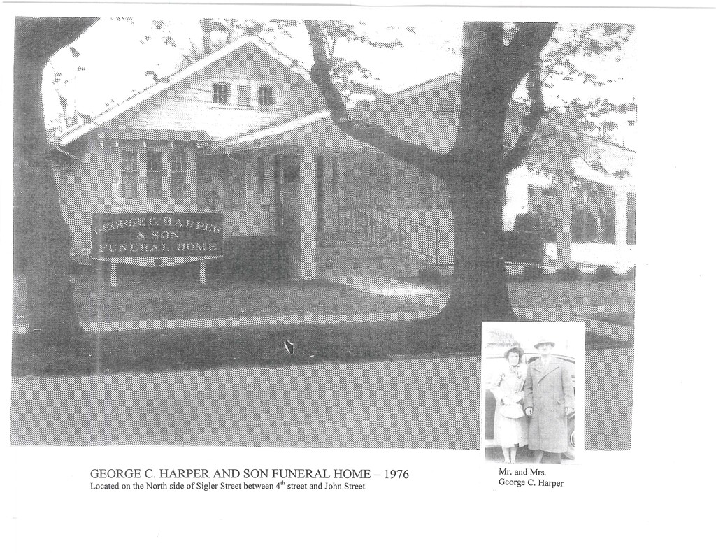 Frankton 1976  - George C Harper And Son Funeral Home
