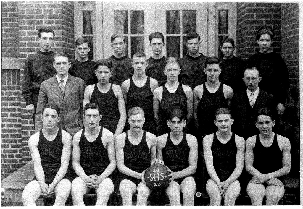 Summitville High School Basketball Team- Goblins, 1928-1929