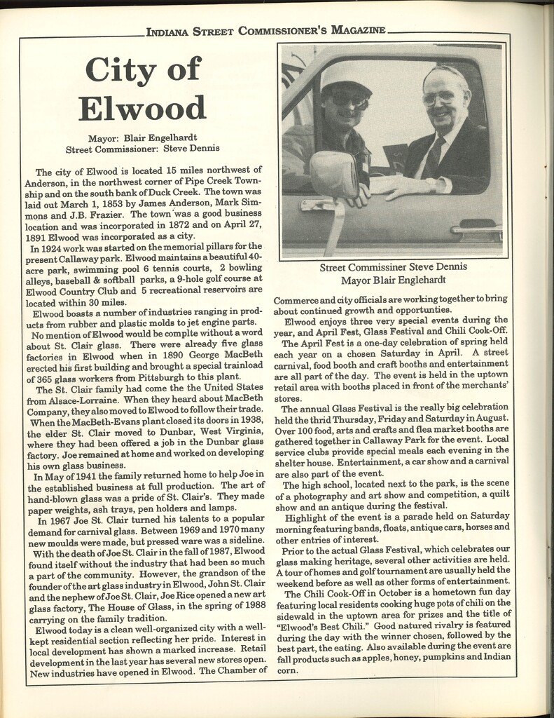 City of Elwood Street Dept.