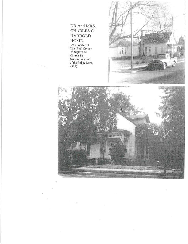 Dr. and Mrs. Charles C Harrold Home